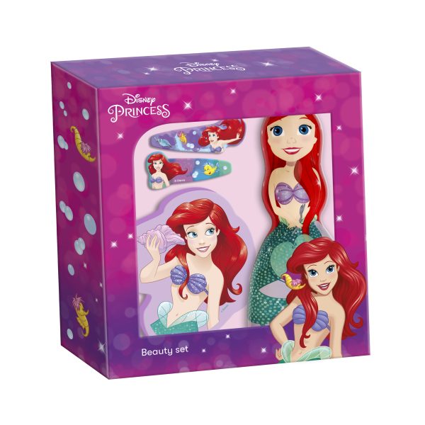 Disney Ariel Set Baie Gel Dus+burete+2 Agrafe Par