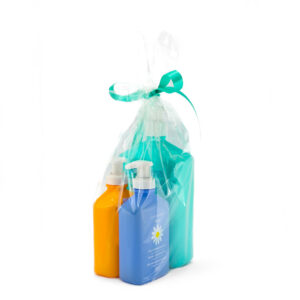 Pachet PROMO Gel de duș Oasis 1L + Gel de curățarea feței + GRATUIT Gel igienă intimă Tropical Papaya