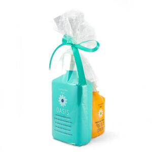 Pachet PROMO Gel de duș Oasis 1L + Gel de curățarea feței + GRATUIT Gel igienă intimă Tropical Papaya