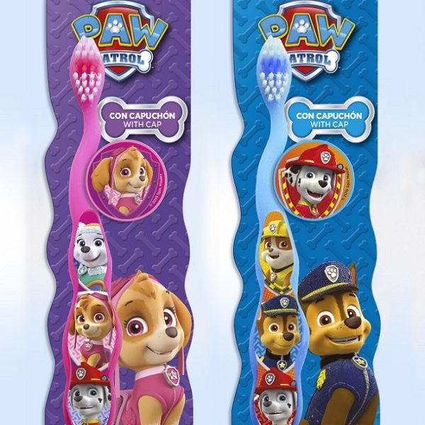 Paw Patrol periuță de dinți cu capac