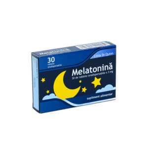 Melatonină, 3 mg, 30 tablete orodispersabile