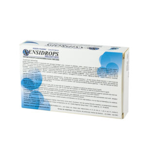 Cu eucalipt, acid hialuronic și salvie Briliant Blue, 36 dropsuri, Sensidrops