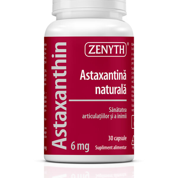 Astaxantină naturală 6 mg, 30 capsule, Zenyth