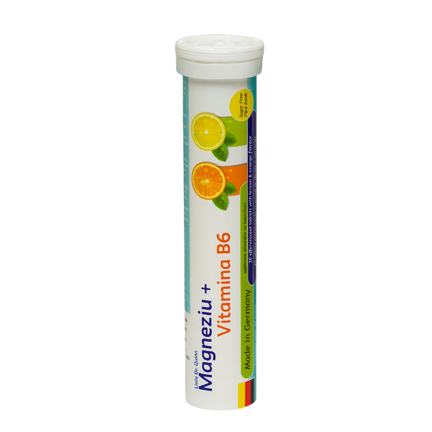 Magneziu și Vitamina B6, 20 tablete efervescente, German