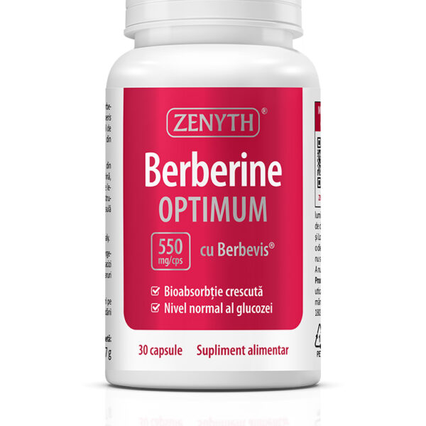 Berberina Optimum cu Berbevis® extract 550 mg, 30 capsule, Zenyth