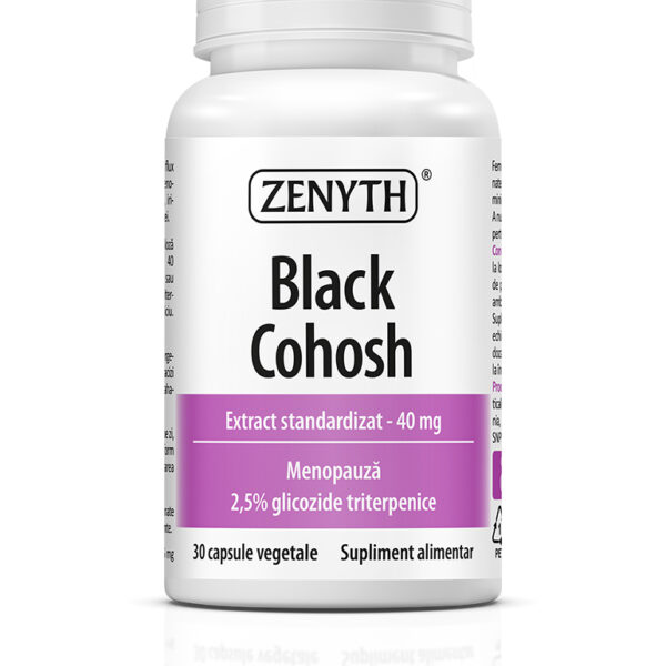 Black Cohosh 40 mg, 30 capsule, Zenyth