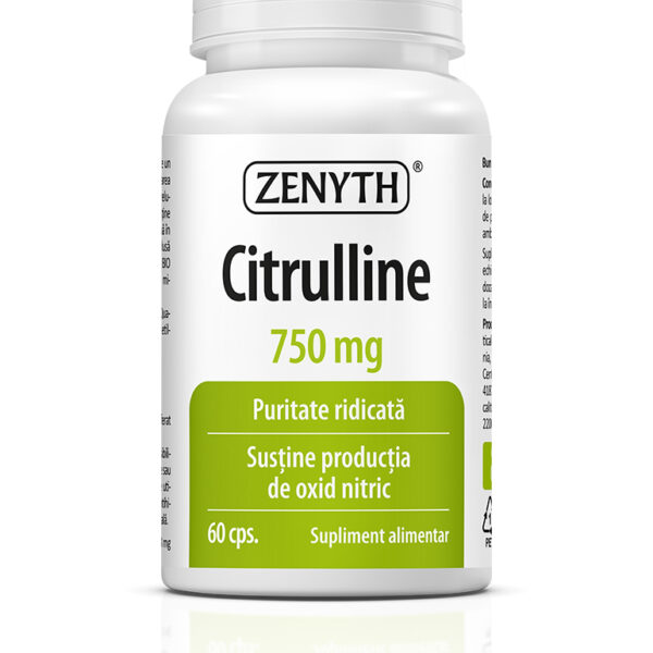 Citrulină 750 mg, 60 capsule, Zenyth