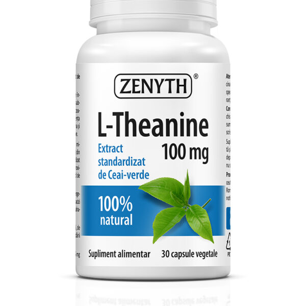 L-Teanină 100 mg, 30 capsule, Zenyth