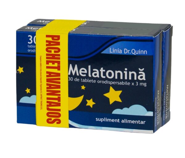 Pachet avantajos Melatonină 3 mg, Roserv Pharma