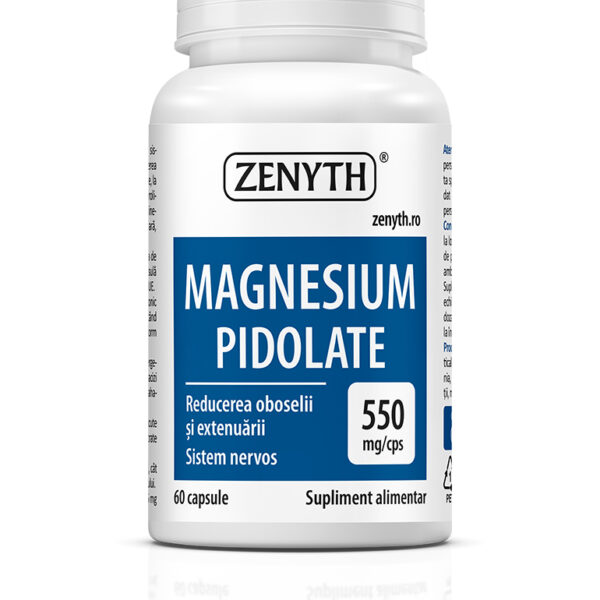 Magneziu Pidolat 550 mg, 60 capsule