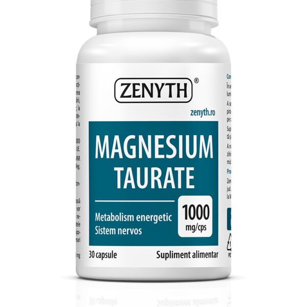 Magnesium Taurate 1000 mg, 30 capsule, Zenyth