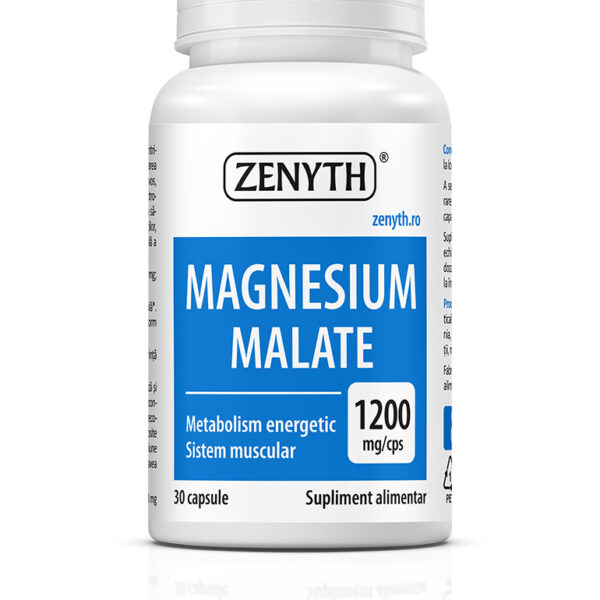 Magneziu Malat 1200 mg, 30 capsule, Zenyth
