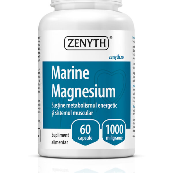 Magneziu Marin 1000 mg, 60 capsule, Zenyth