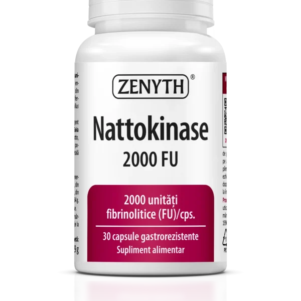 Nattokinază 2000 FU, 30 capsule, Zenyth