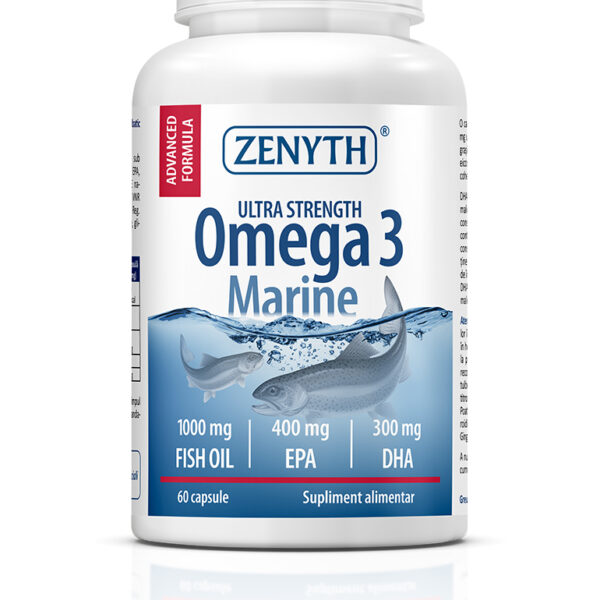Omega 3 Marin 1000 mg, 60 capsule, Zenyth