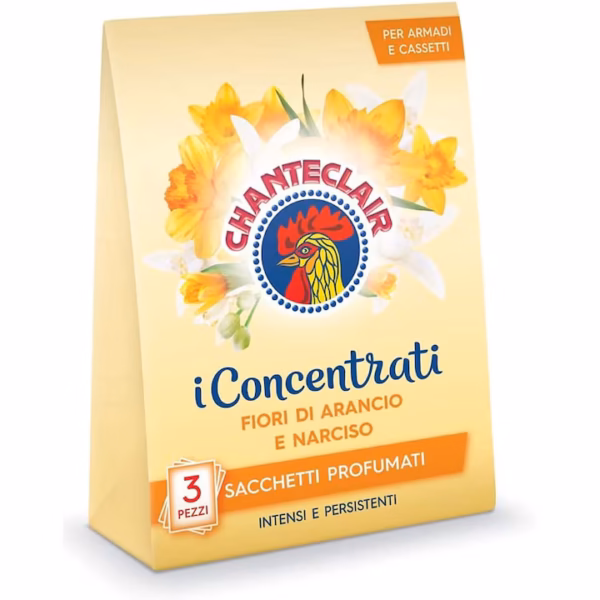 Set Saculeti Parfumati Chanteclair Flori de Portocal si Narcise, 3 x 12 g