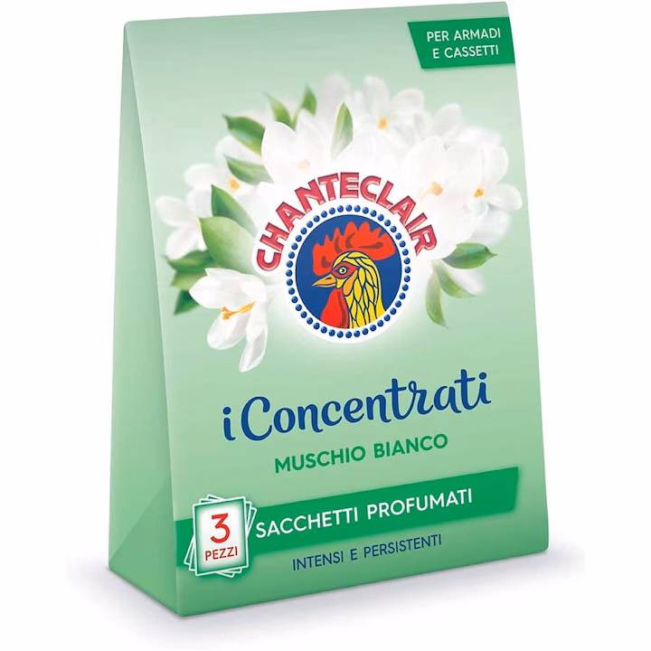 SACULETI MOSC ALB Set Saculeti Parfumati Chanteclair Muschio Bianco, 3 x 12 g - imagine 1