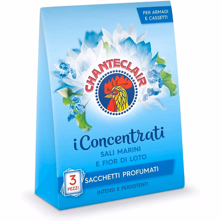 SACULETI SALI MARINI Set Saculeti Parfumati Chanteclair Saruri Marine si Flori de Lotus, 3 x 12 g - imagine 1