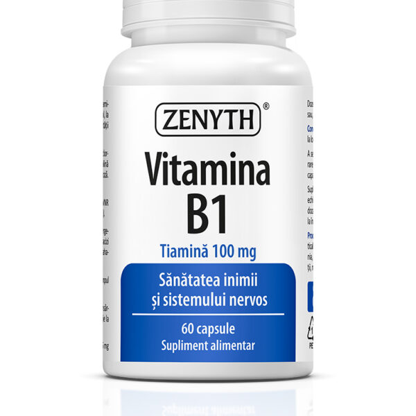 Vitamina B1 100 mg, 60 capsule, Zenyth