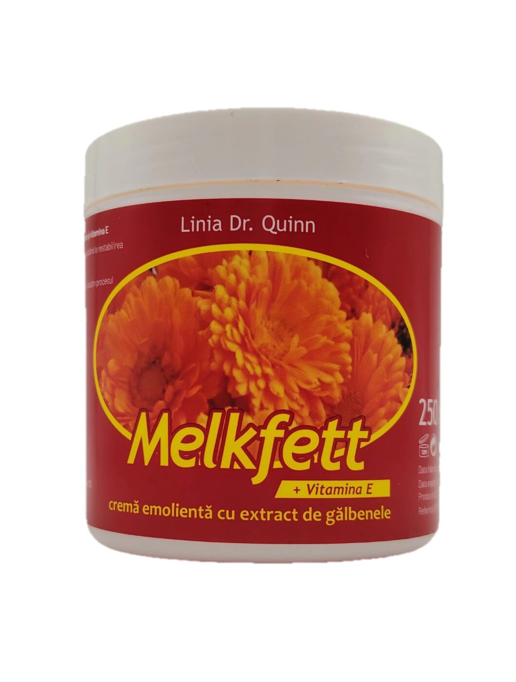 Melkfett Cremă Emolientă cu Extract de Gălbenele și Vitamina E
