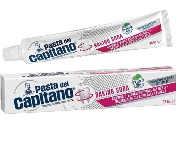 Pasta de Dinti Del Capitano Albire Naturala cu Bicarbonat de Sodiu*100ml