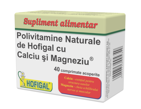 Polivitamine cu calciu și magneziu, Hofigal