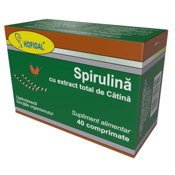 Spirulină cu extract total de cătină, Hofigal