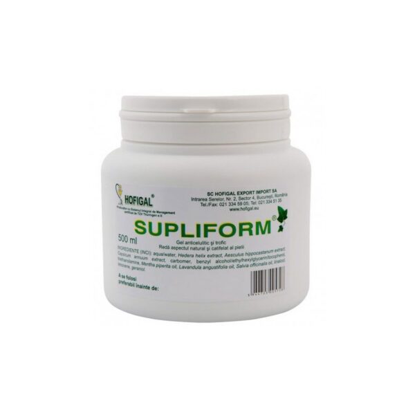 Supliform gel de întreținere corporală, Hofigal