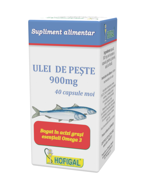 Ulei de pește 900 mg, Hofigal
