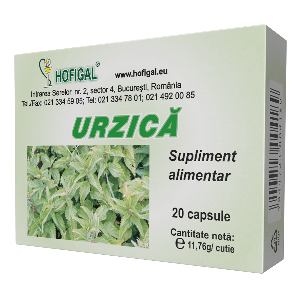 Urzică, 20 capsule, Hofigal